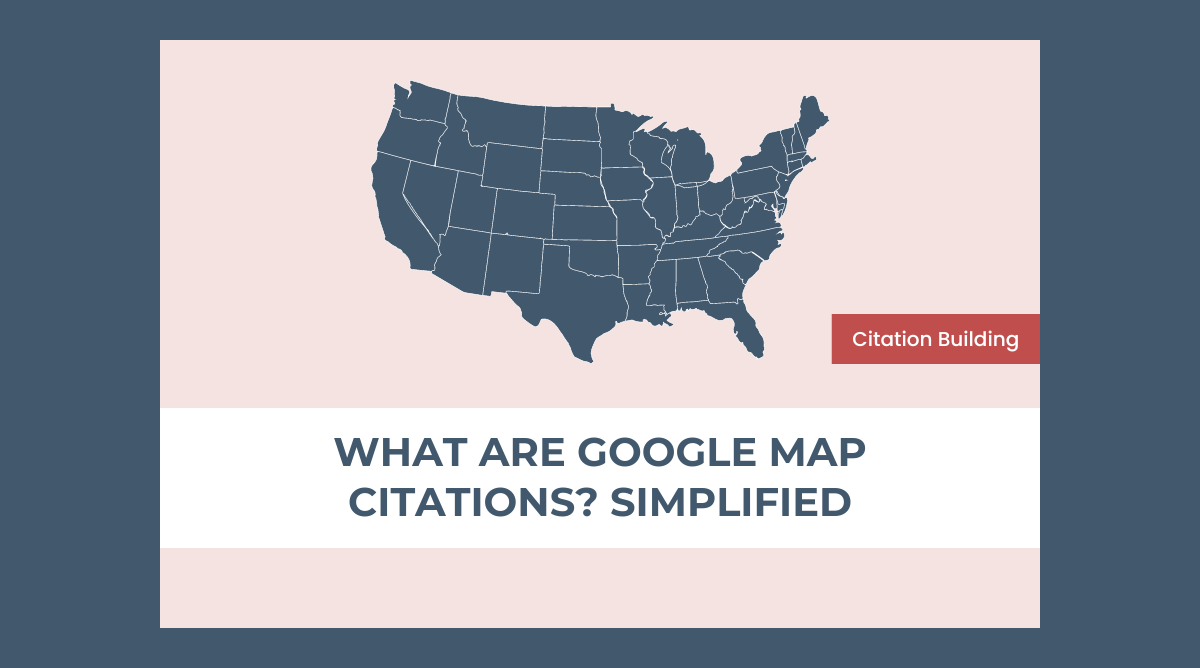 What are Google Map citations