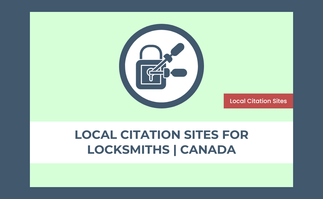 Local Citation Sites for Locksmiths | Canada