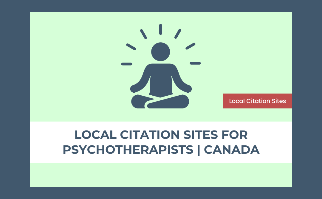 Local Citation Sites for Psychotherapists | Canada