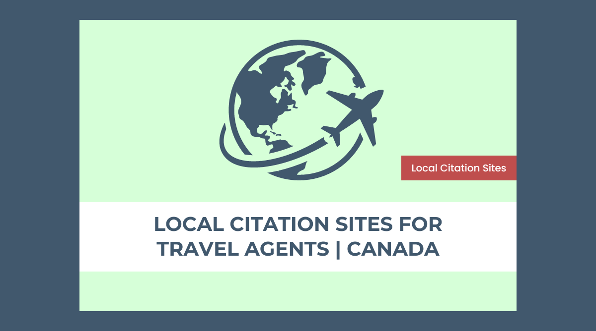 Local citation sites for travel agents in Canada